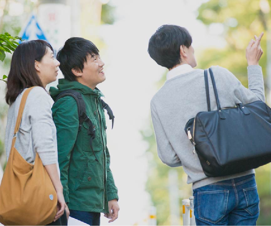 「まずは歩いて街をさがす」「プロの目で物件をさがす」