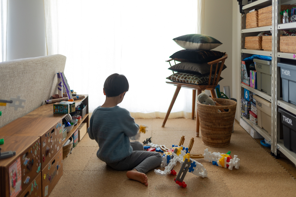 床,コルクタイル